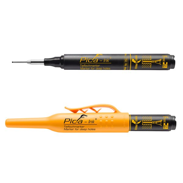 PICA INK DJÚPHOLU-MERKIPENNI SVARTUR 150/46