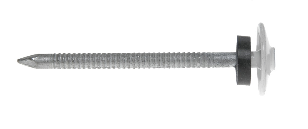 ÞAKSAUMUR GUNNEBO 3.7X60MM M/Þ HVÍTUR RAL9010