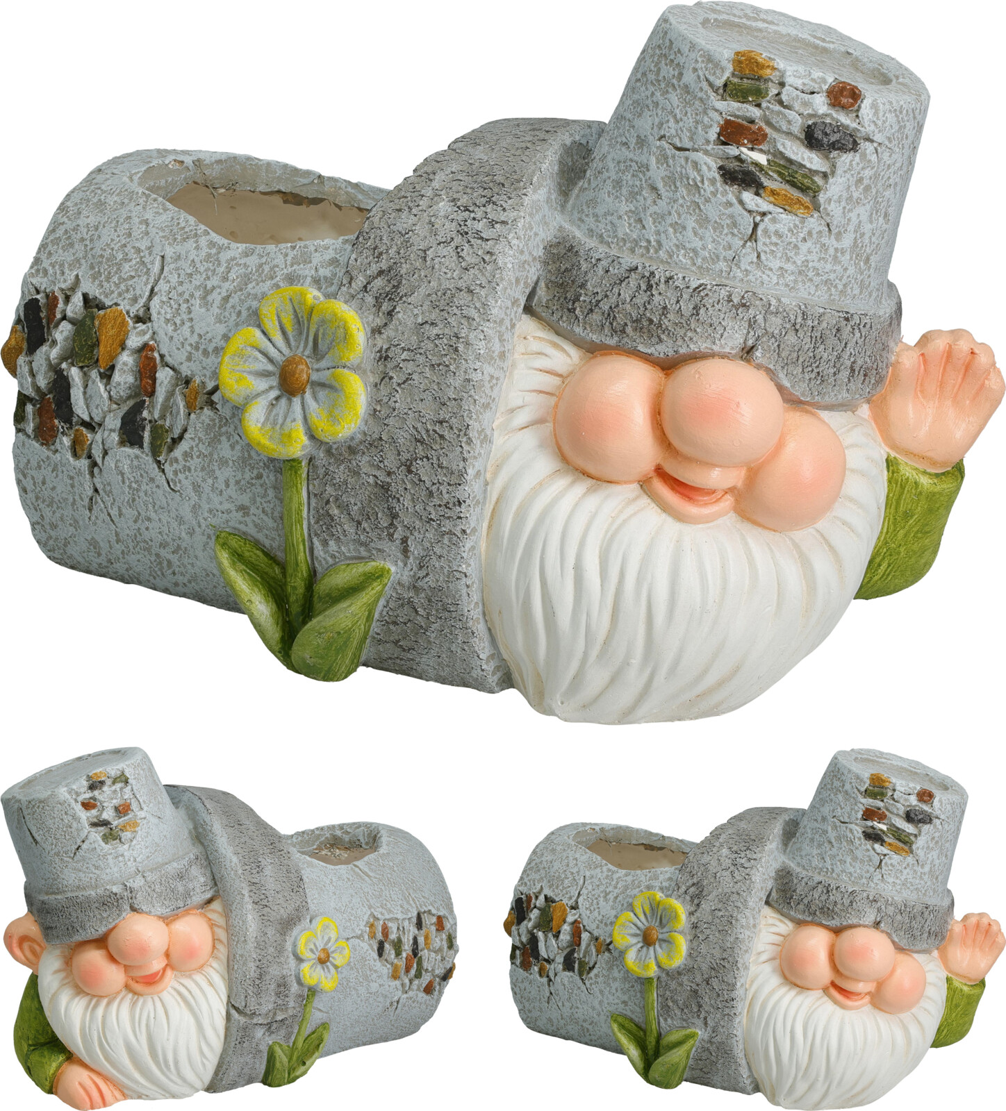 Blómapottur garðálfur 30*20*21cm 2 gerðir