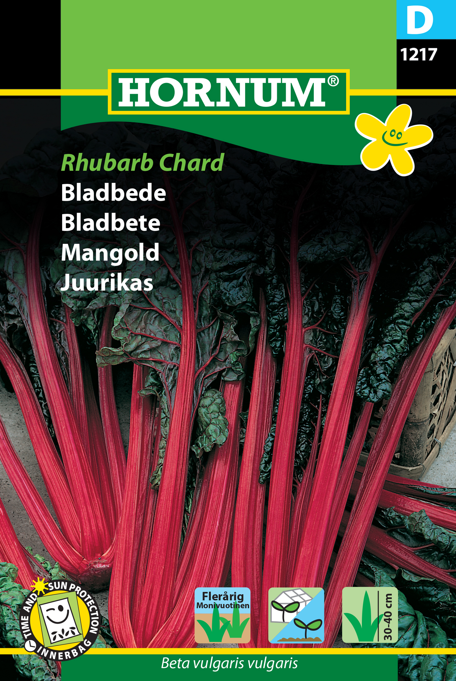 Fræ Beðja Beta vulgaris vulgaris Rhubarb Chard