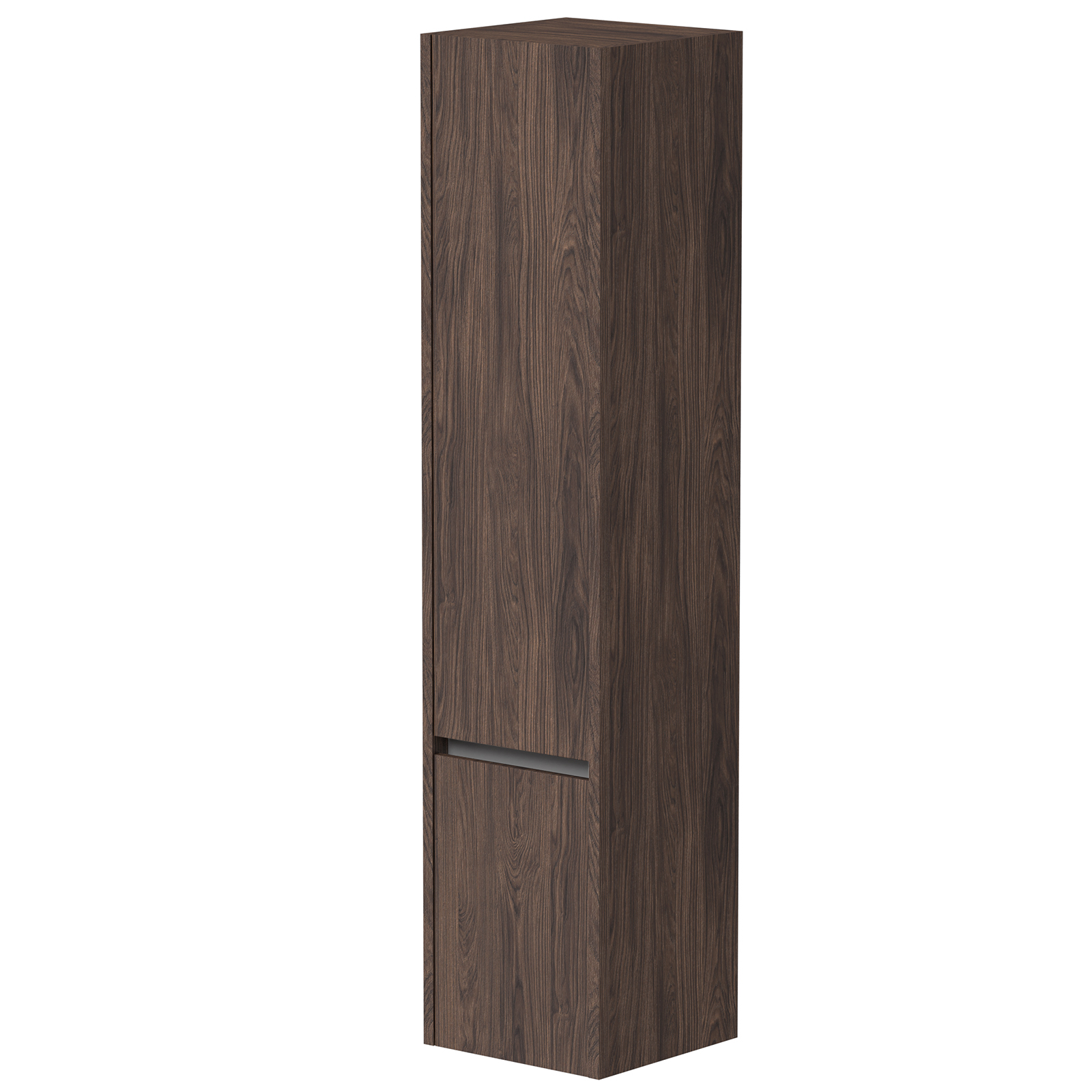 Hár skápur CITY, brún eik 35,4cm