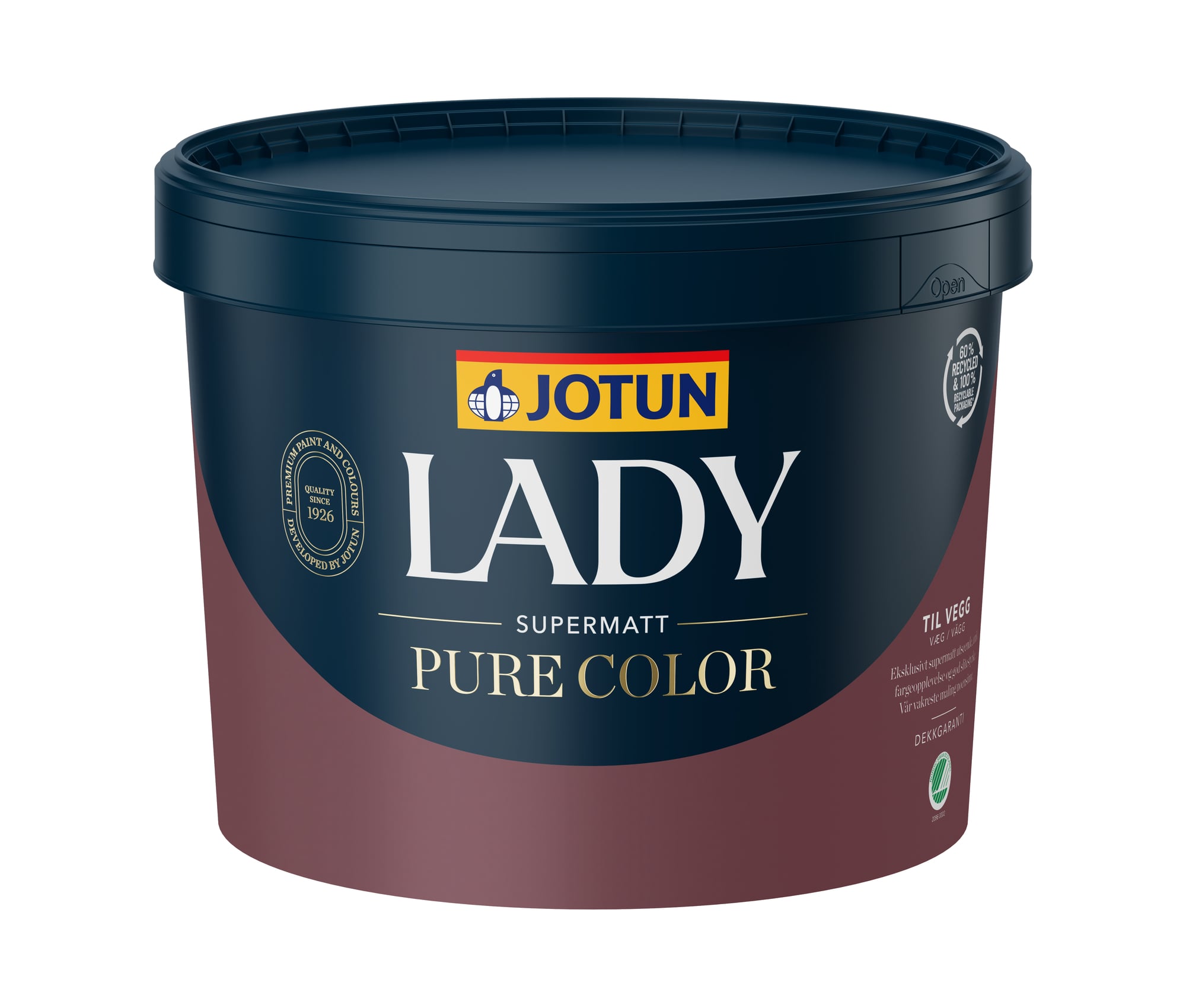Lady Pure Color Hvítur-stofn 9 ltr