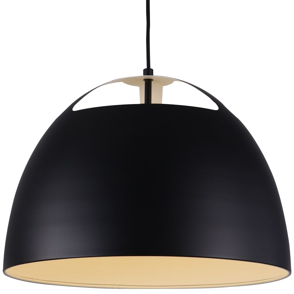 Fjord svart hangandi 38 cm E27