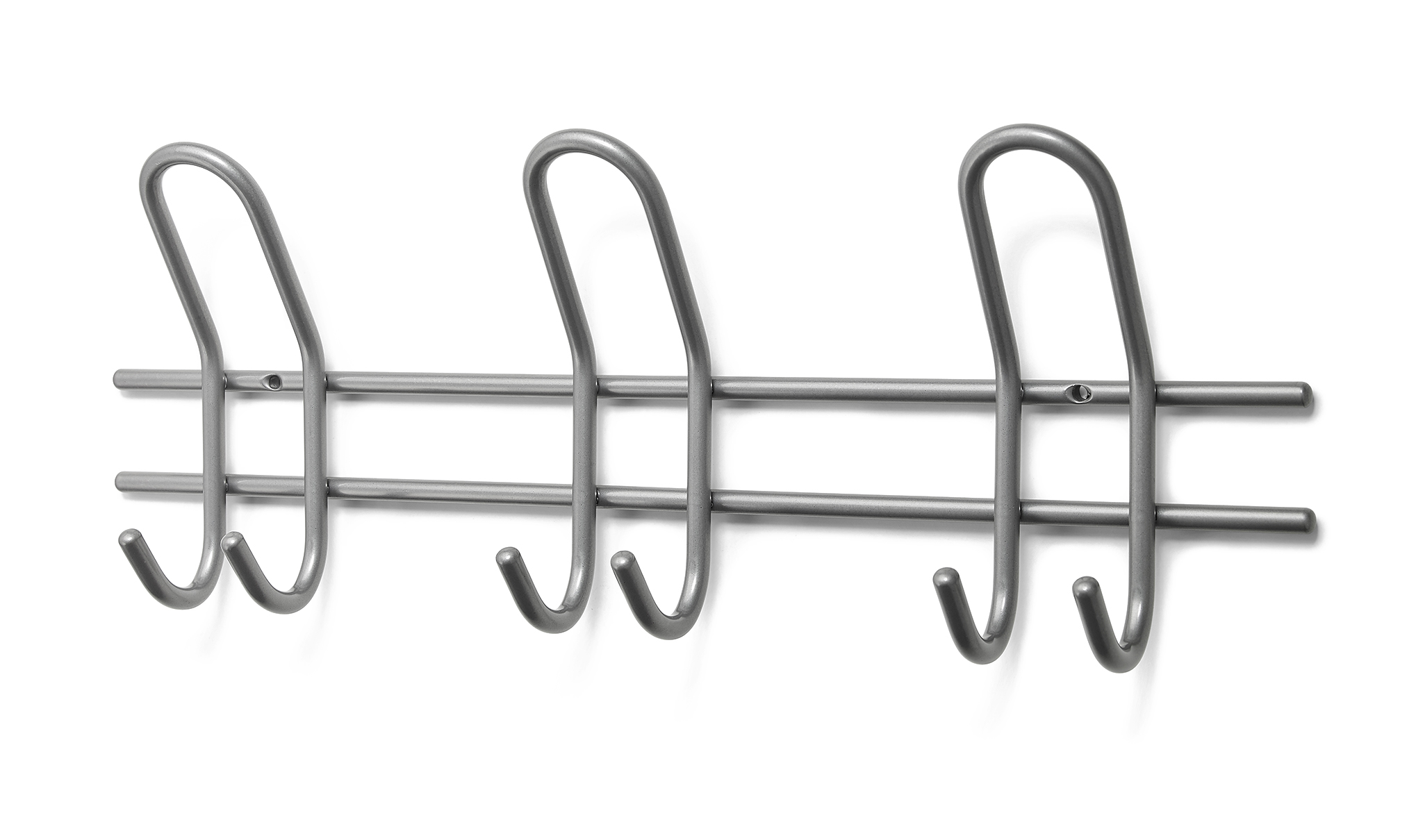Snagi 3 krókar tvöfaldir grár 45 cm Habo