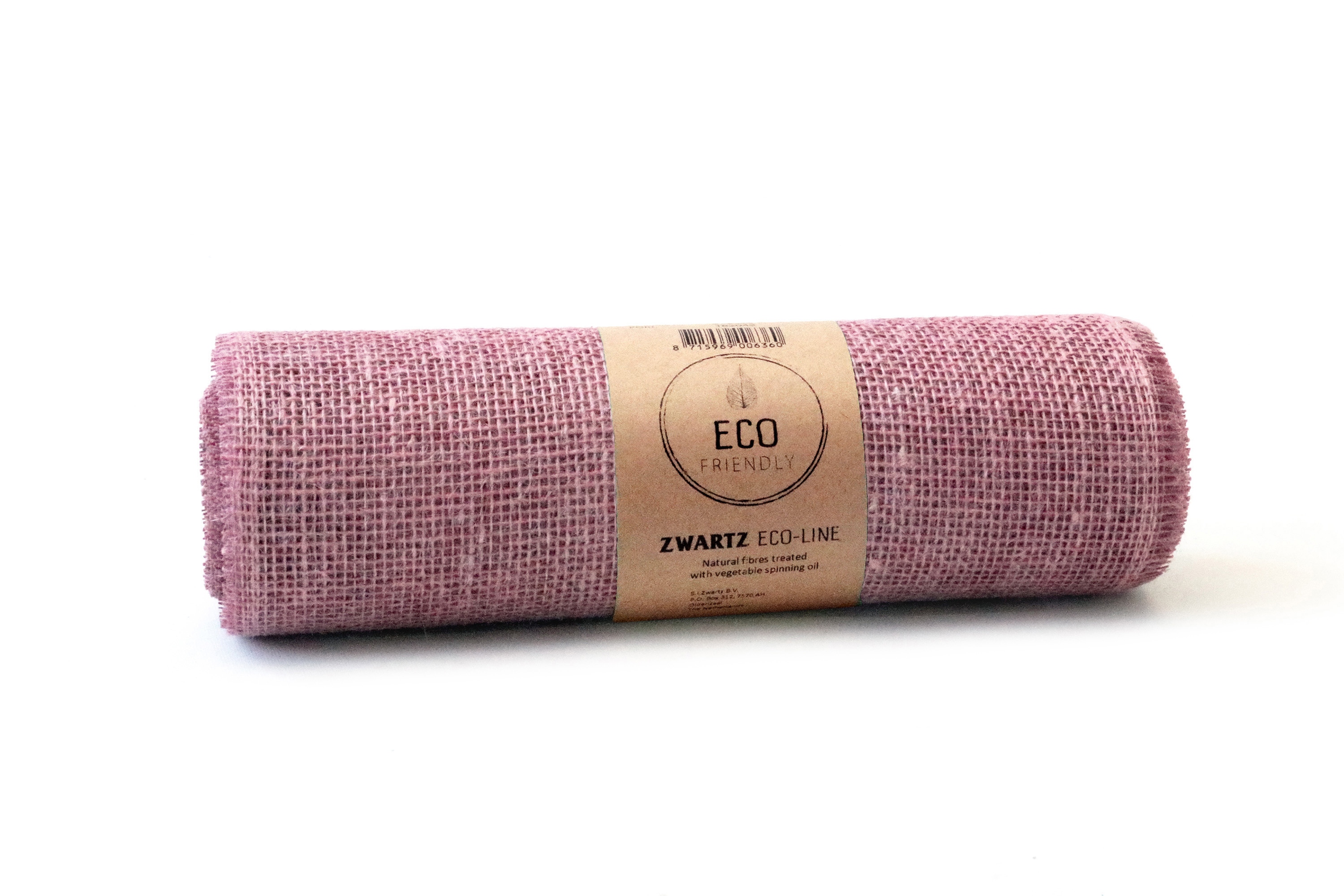 Efni Jute borðrenningur 30cm*5m bleikur