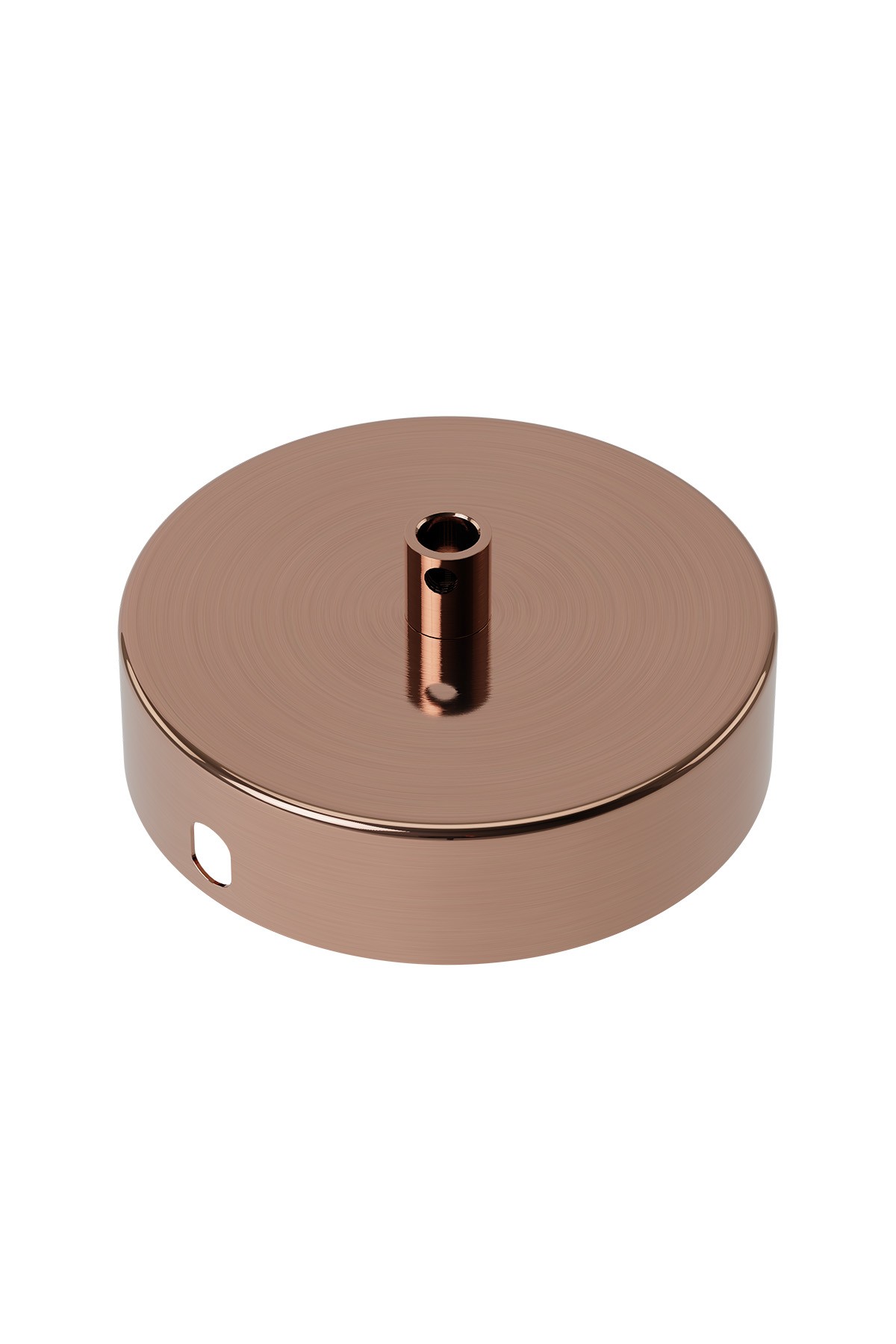 Calex baldakin málm 100mm, 1 úrtak, kopar glans