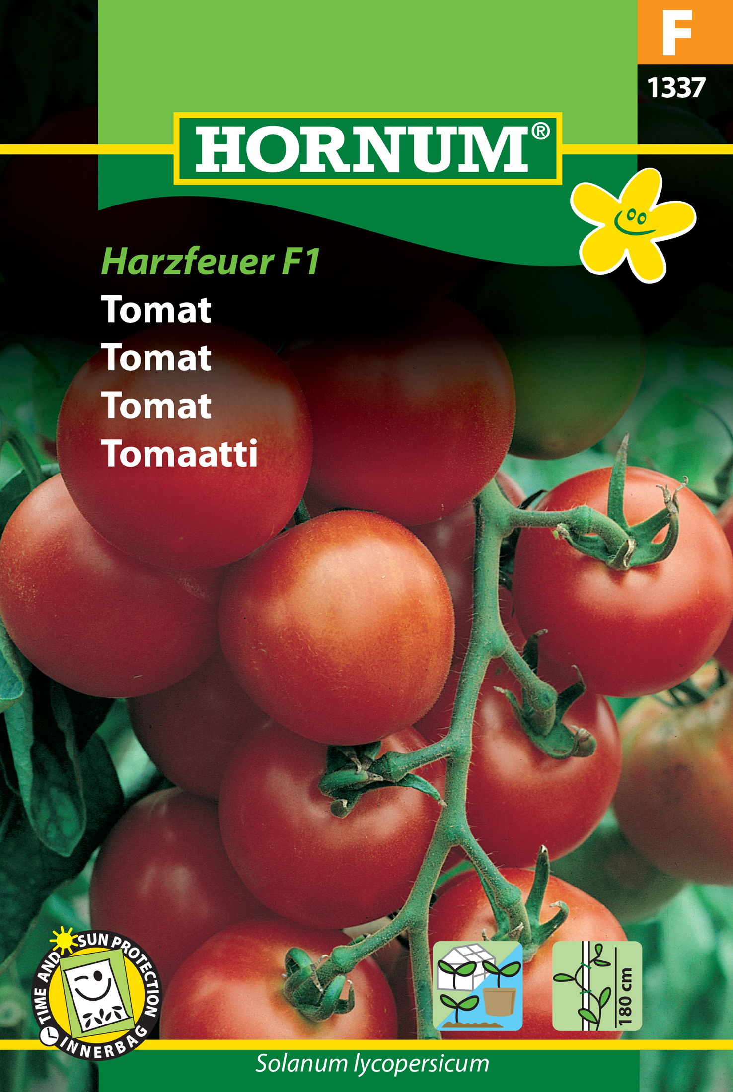 Fræ Tómatar Solanum lycopersicum Harzfeuer F1