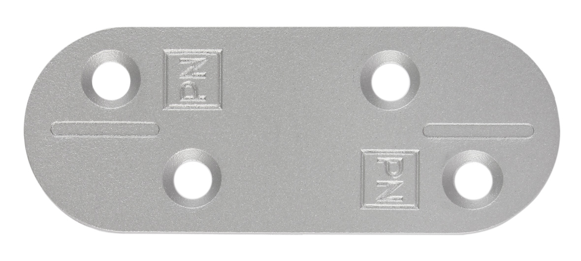 FLATJÁRN 86X38mm GRÁTT