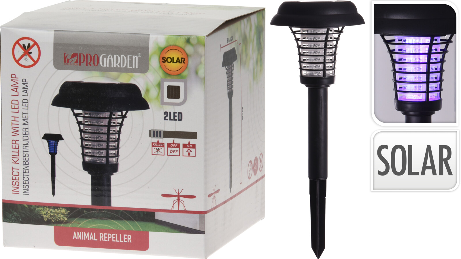 Mosquitó fælla 2in1 sólar