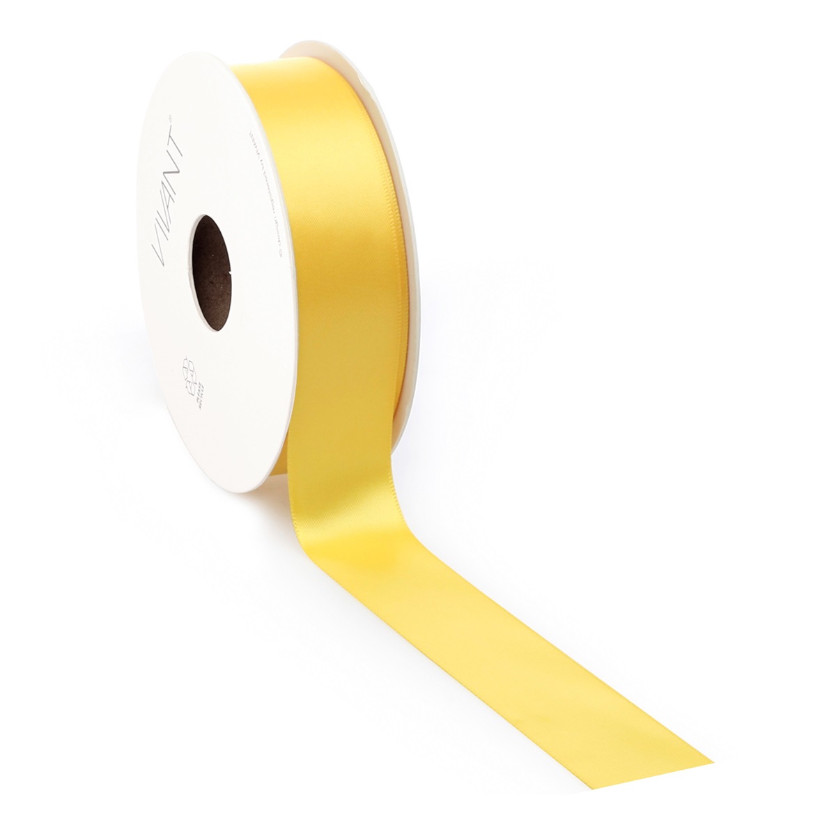 Borði satin 25mm*25m gulur