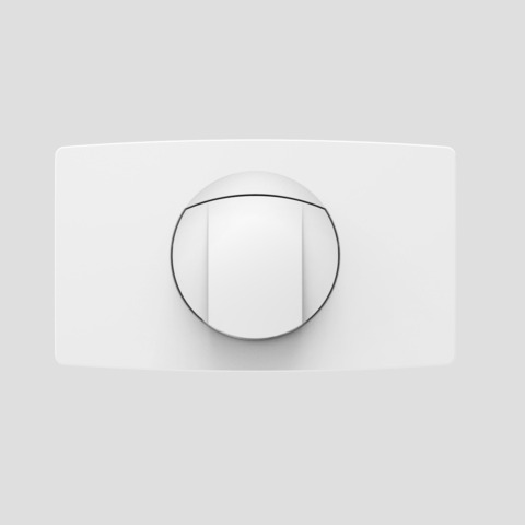 WC skolhnappur Sanit L start/stop hvítur - 16.021.01.0000
