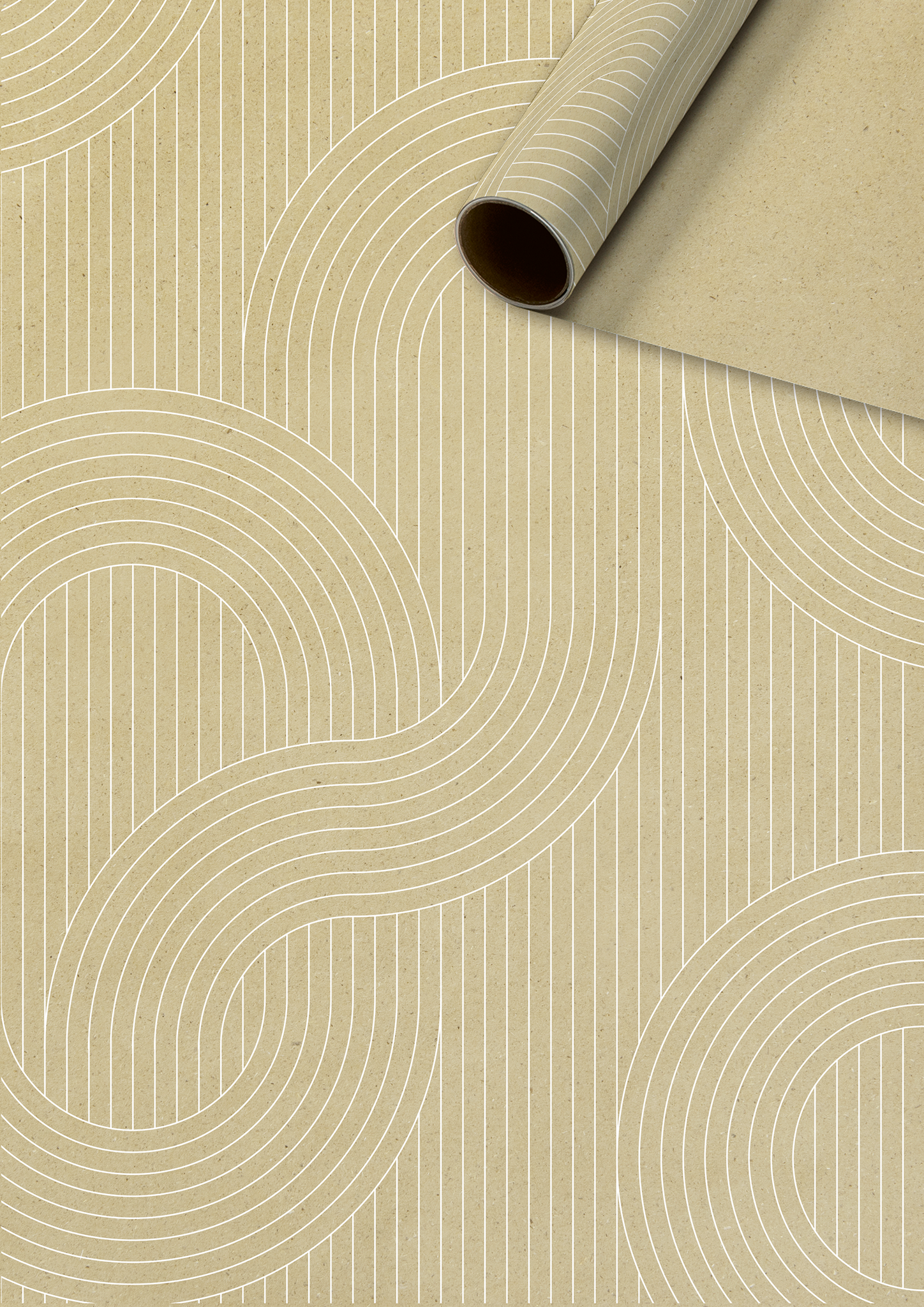 Gjafapappír Ali Light 70cm*2m ljós