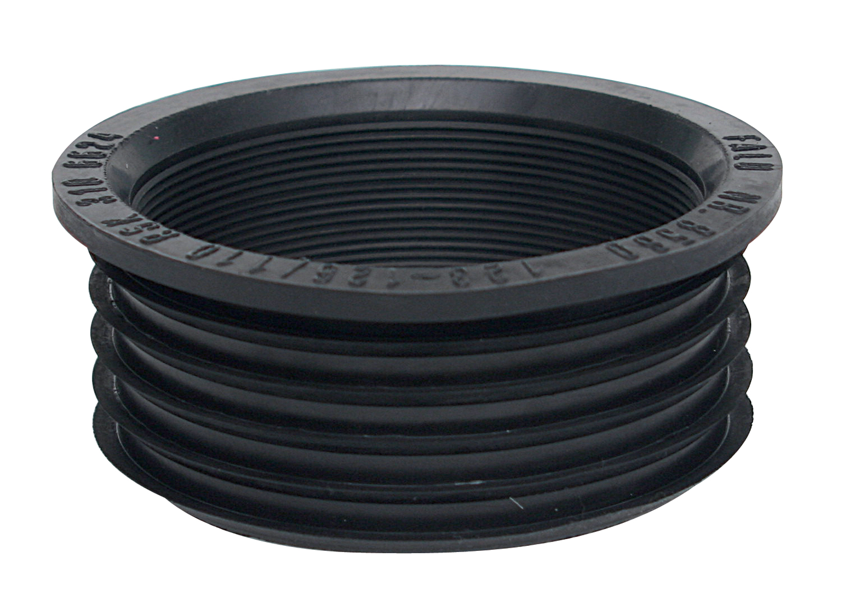 Gúmmínippill 4" Svartur