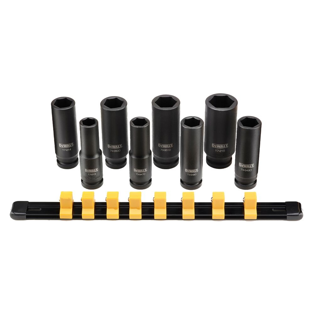 Toppasett 1/2" 17-24mm 7stk Hert Dewalt