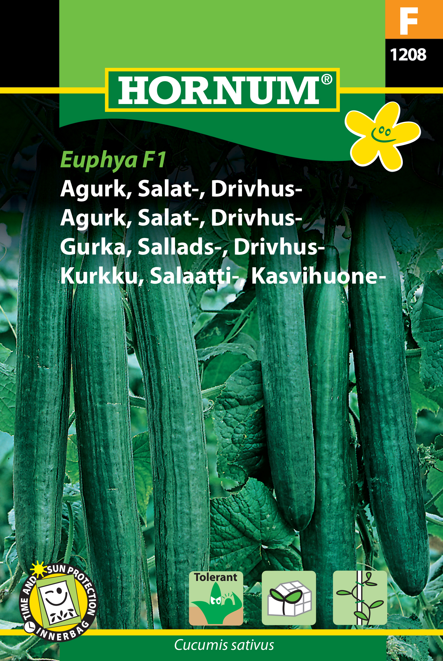 Fræ Agúrka Cucumis sativus Euphya F1