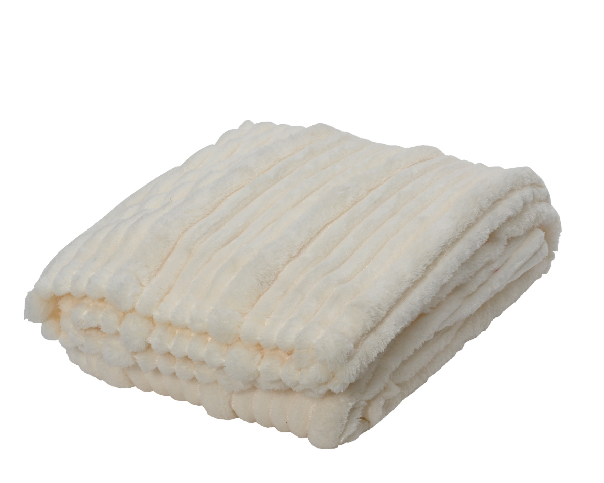 Teppi úr pólýester 170*130cm hvítt