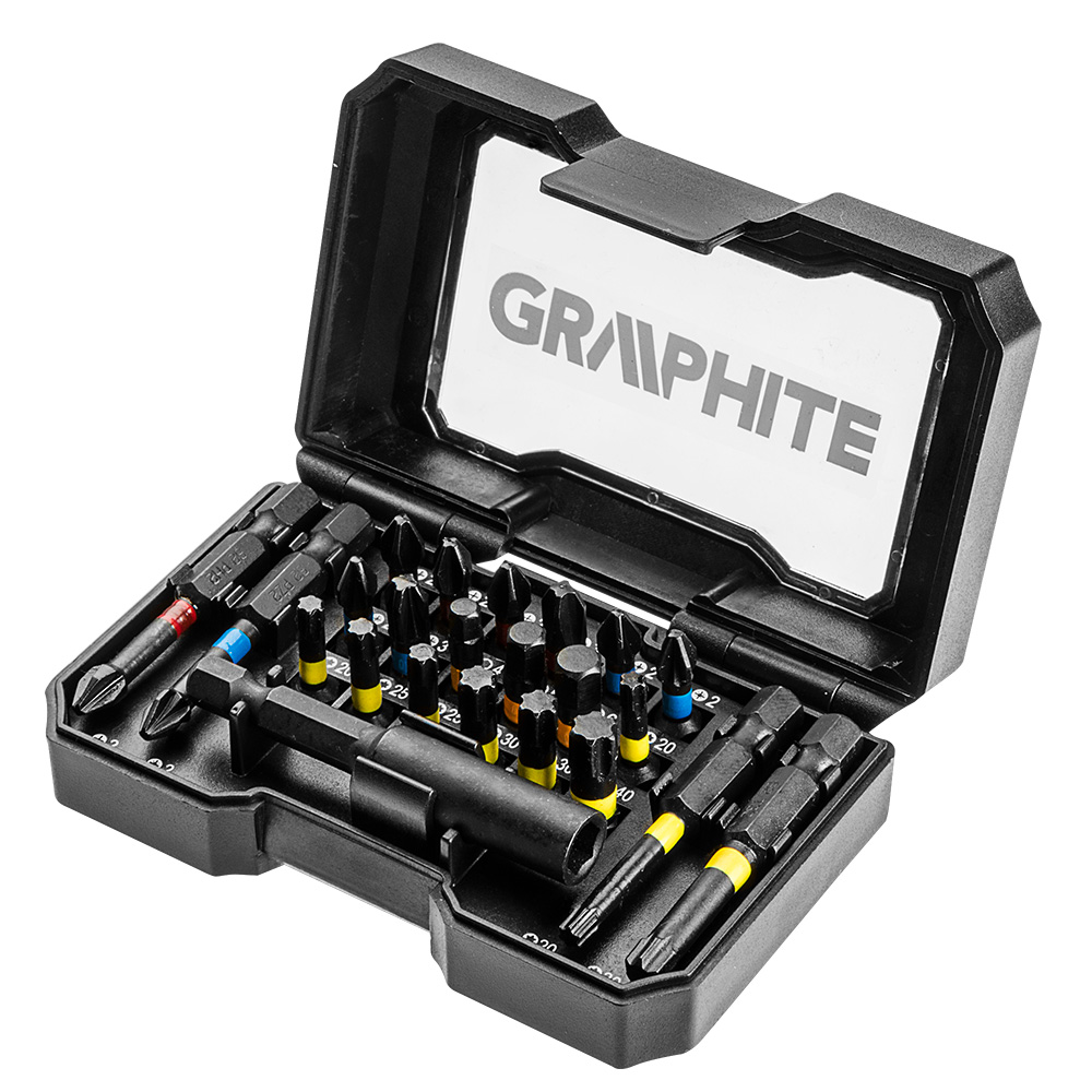 Bitasett 23 stk Graphite hertir