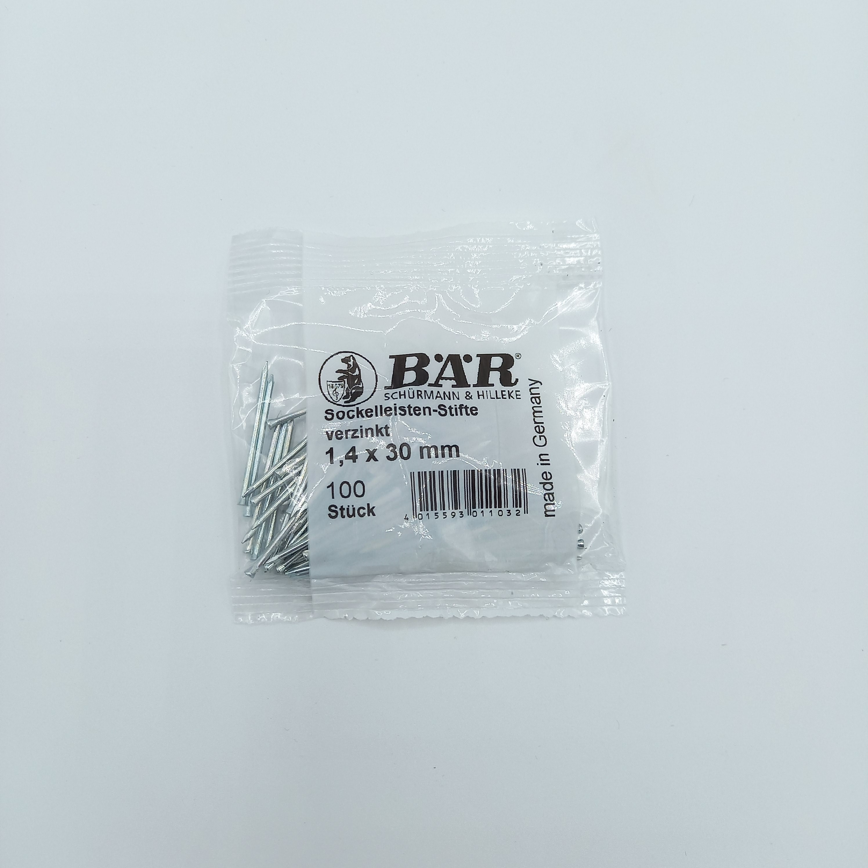 STÁLNAGLI 1.4X30MM GRÁR