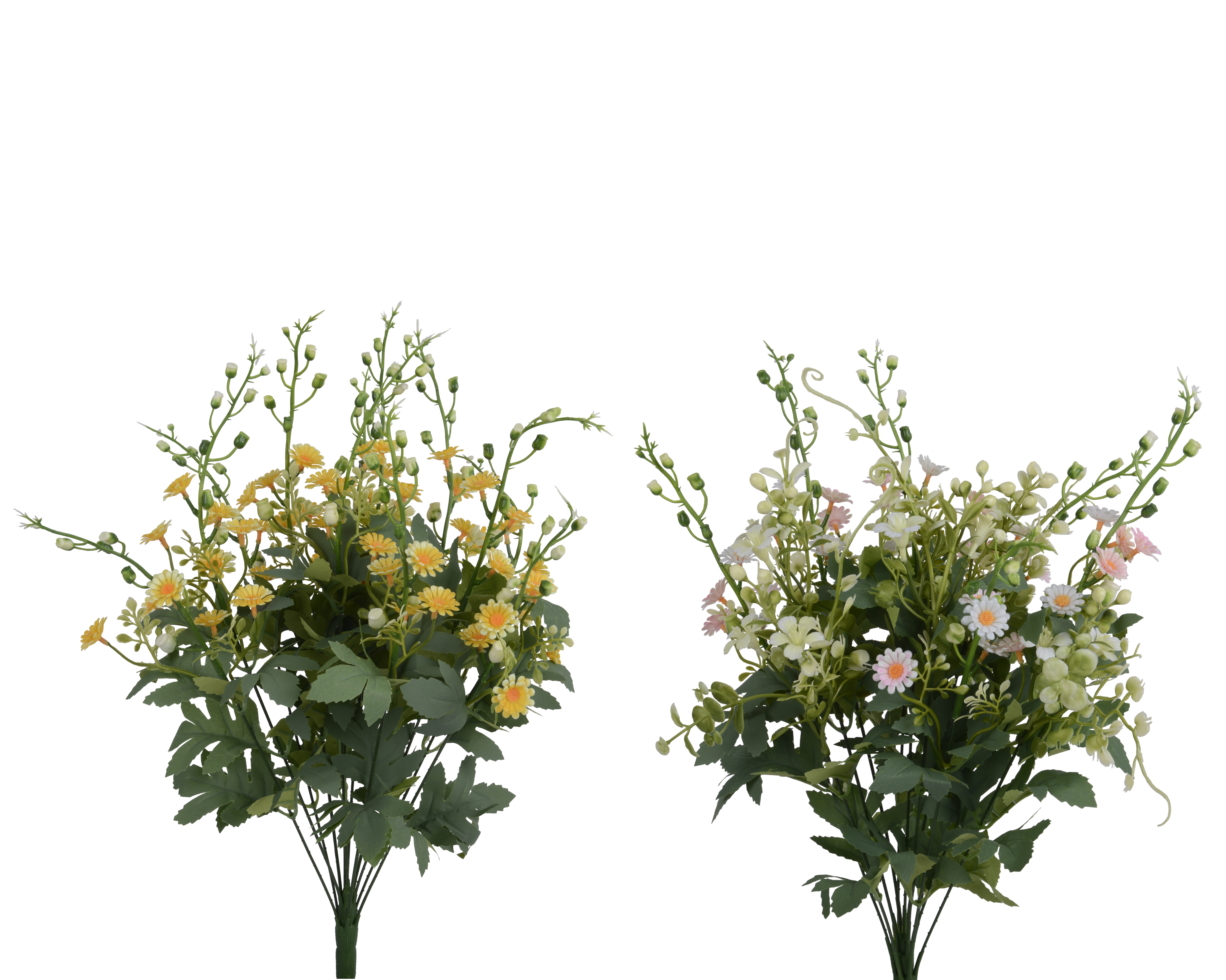 Gerviblómvöndur daisy 50cm 2 litir