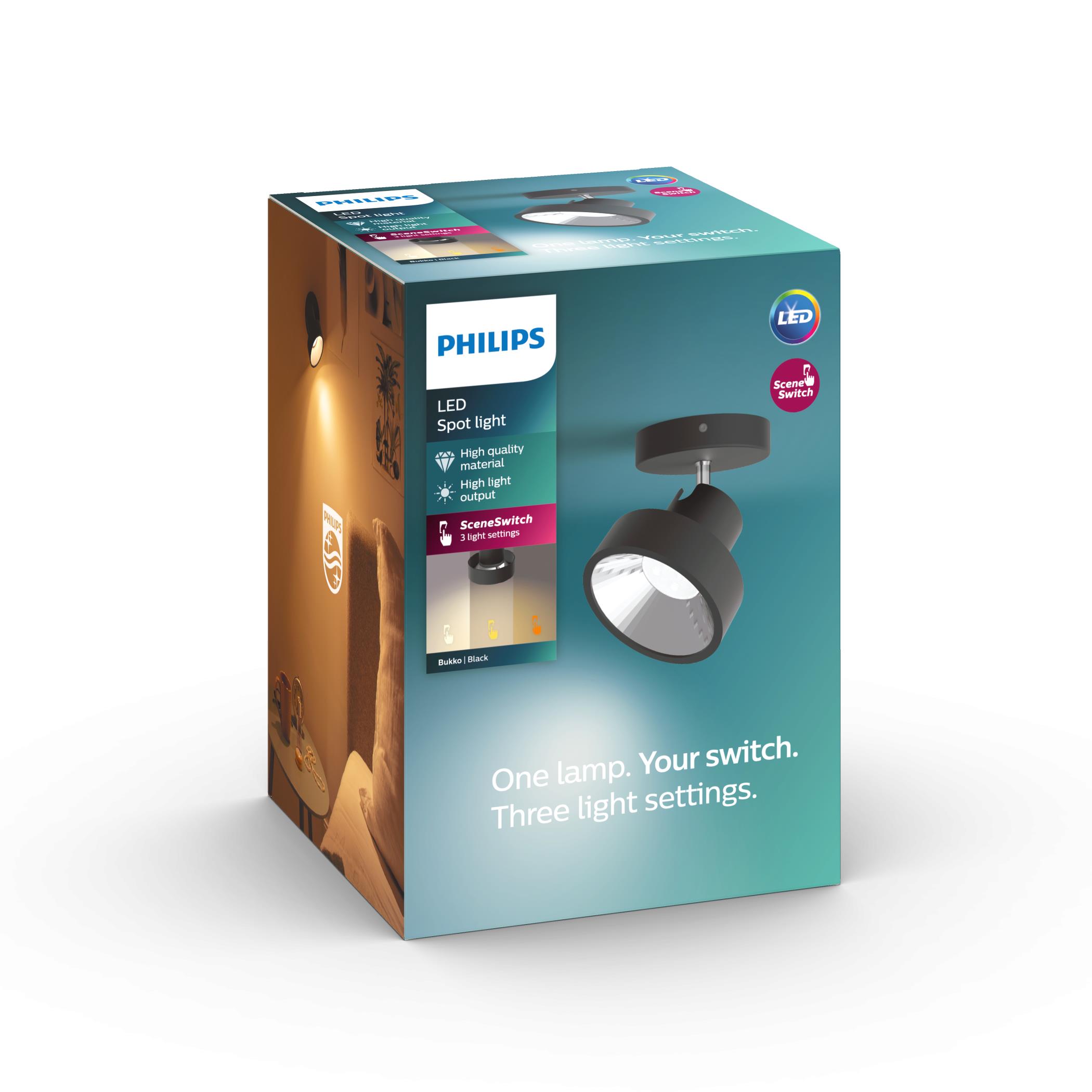 BUKKO einfaldur kastari svartur SceneSwitch