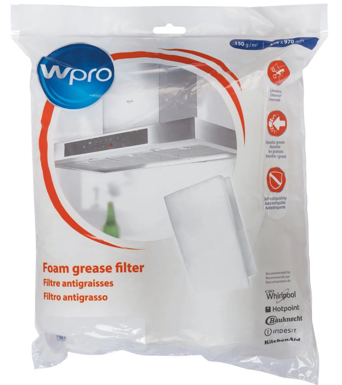 Fitusía Wpro f/viftur alhliða 47x97cm
