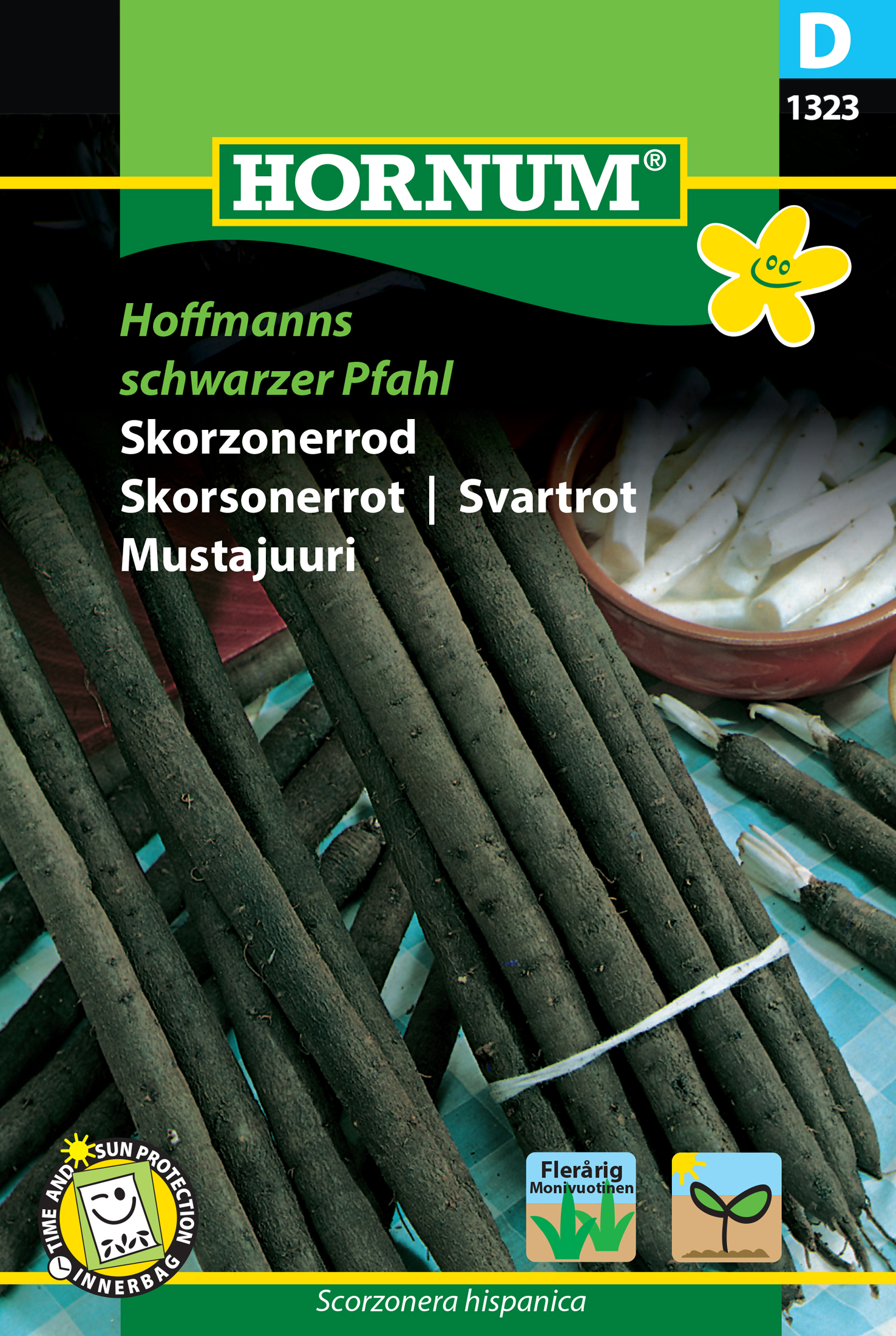 Fræ Svartrót Scorzonera hispanica Hoffmanns schwarzer P.