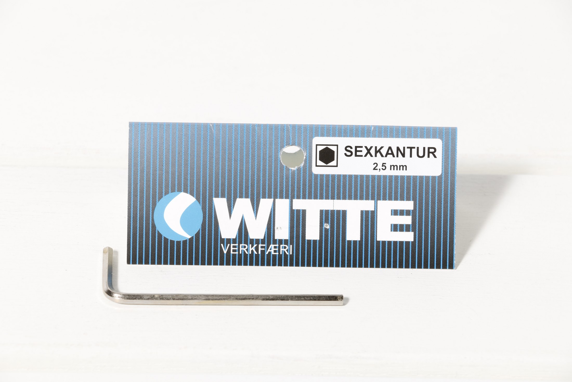 Sexkantur 2,5 mm Witte