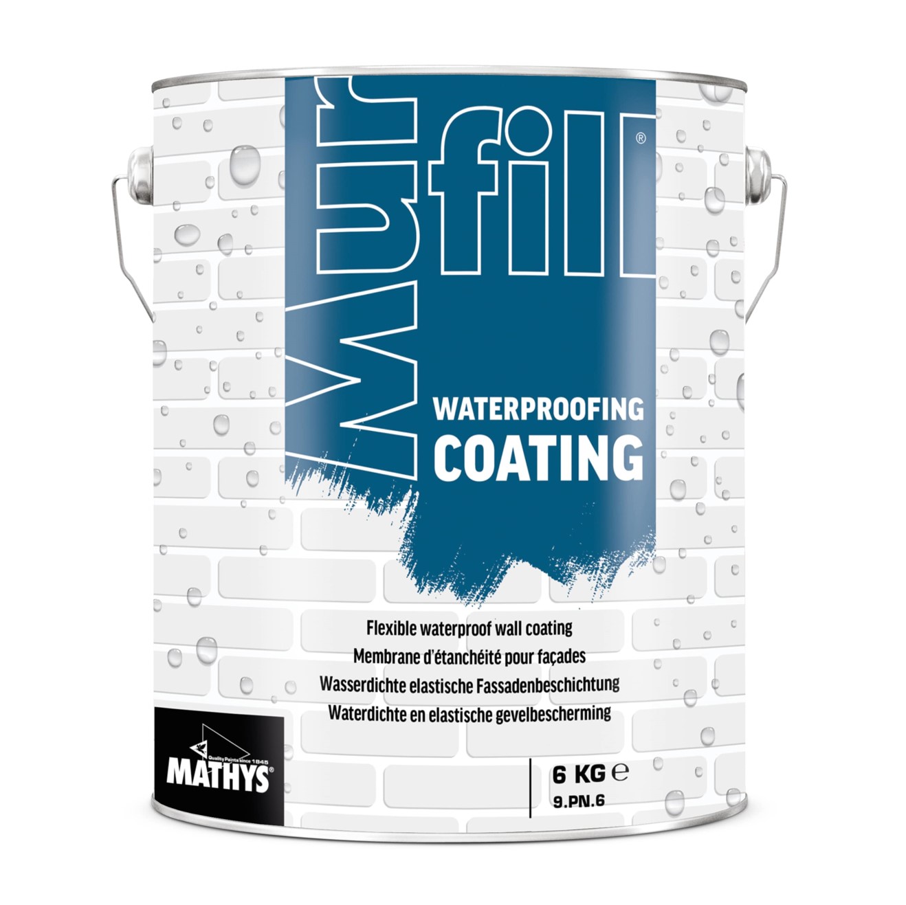 Rust-Oleum Mathys Murfill 6 kg hvítt