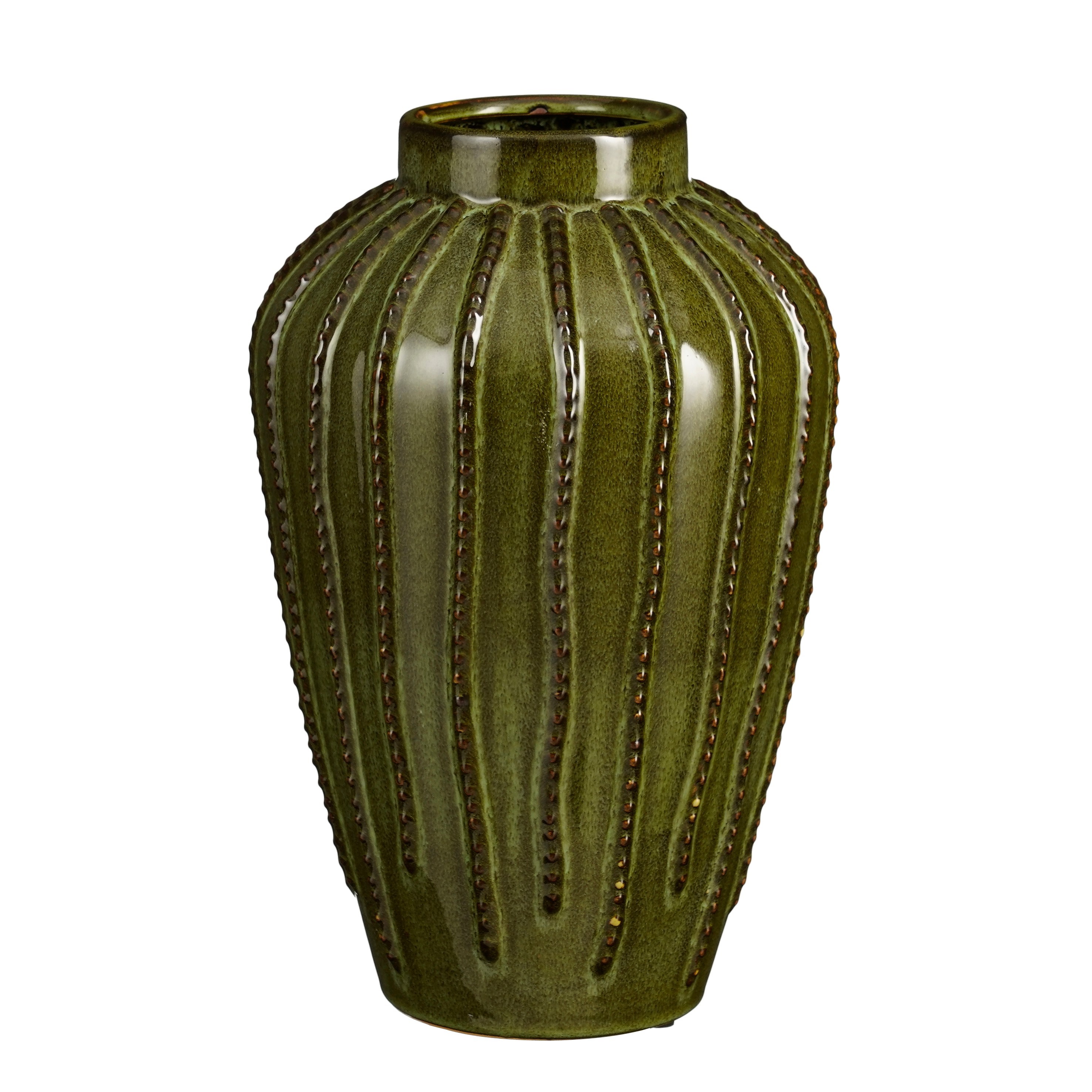 Vasi Cathy grænn 24*h35cm