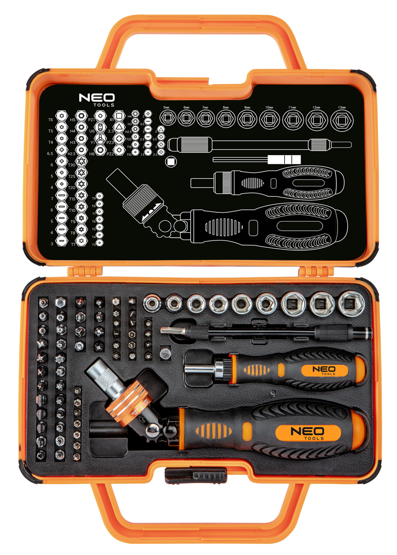 SKRÚFBITASETT/JÁRN NEO 06-116 69STK