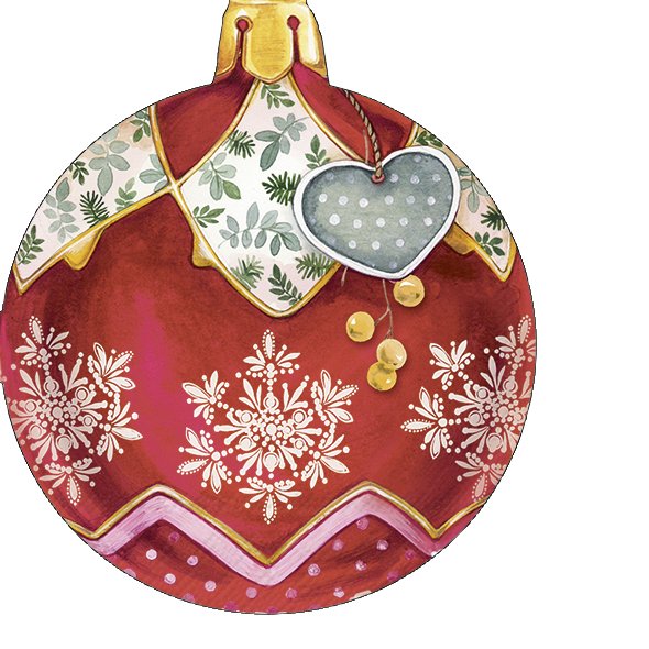 IHR jólaservíettur Christmas Bauble 12stk