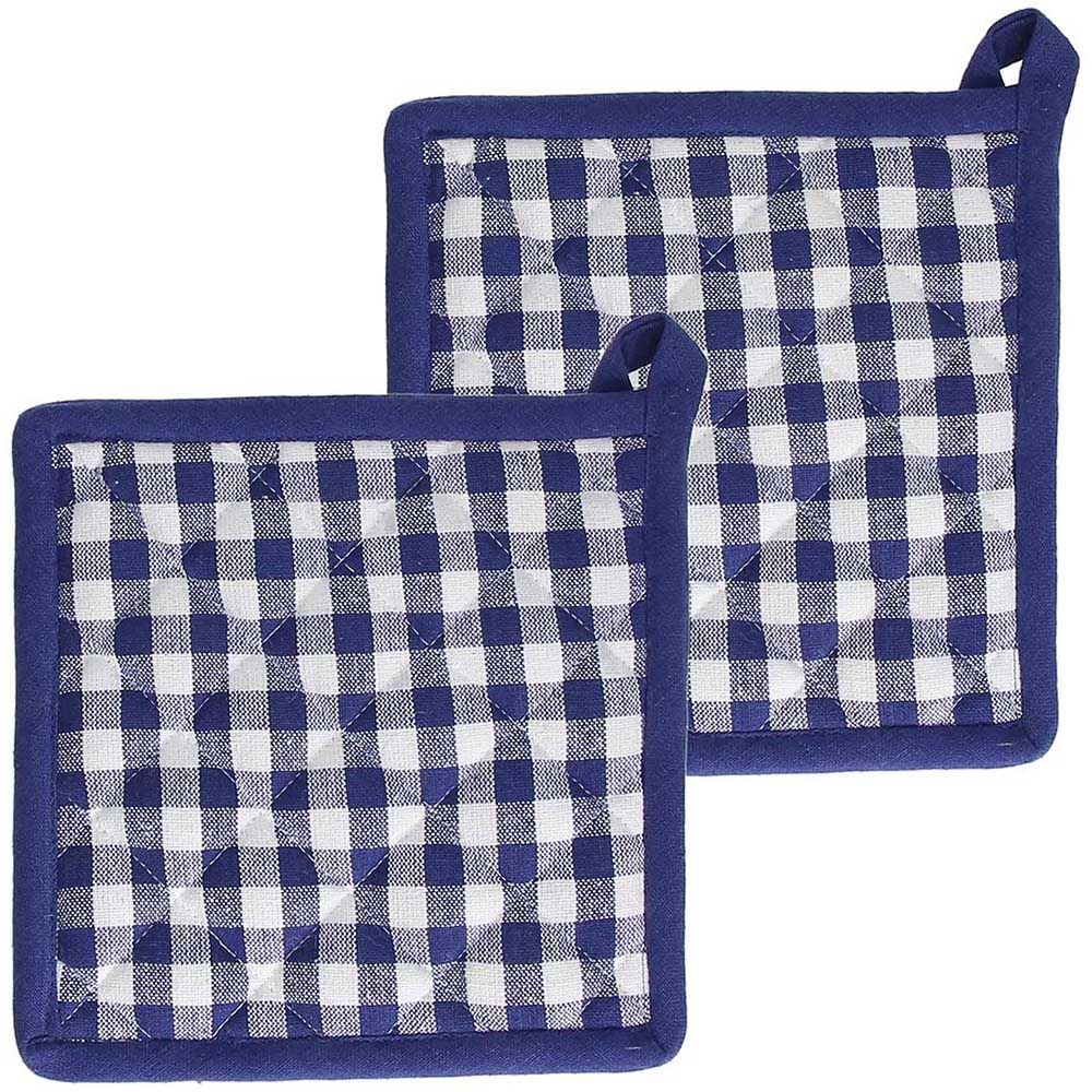 Pottaleppar 2 stk. Köflóttir