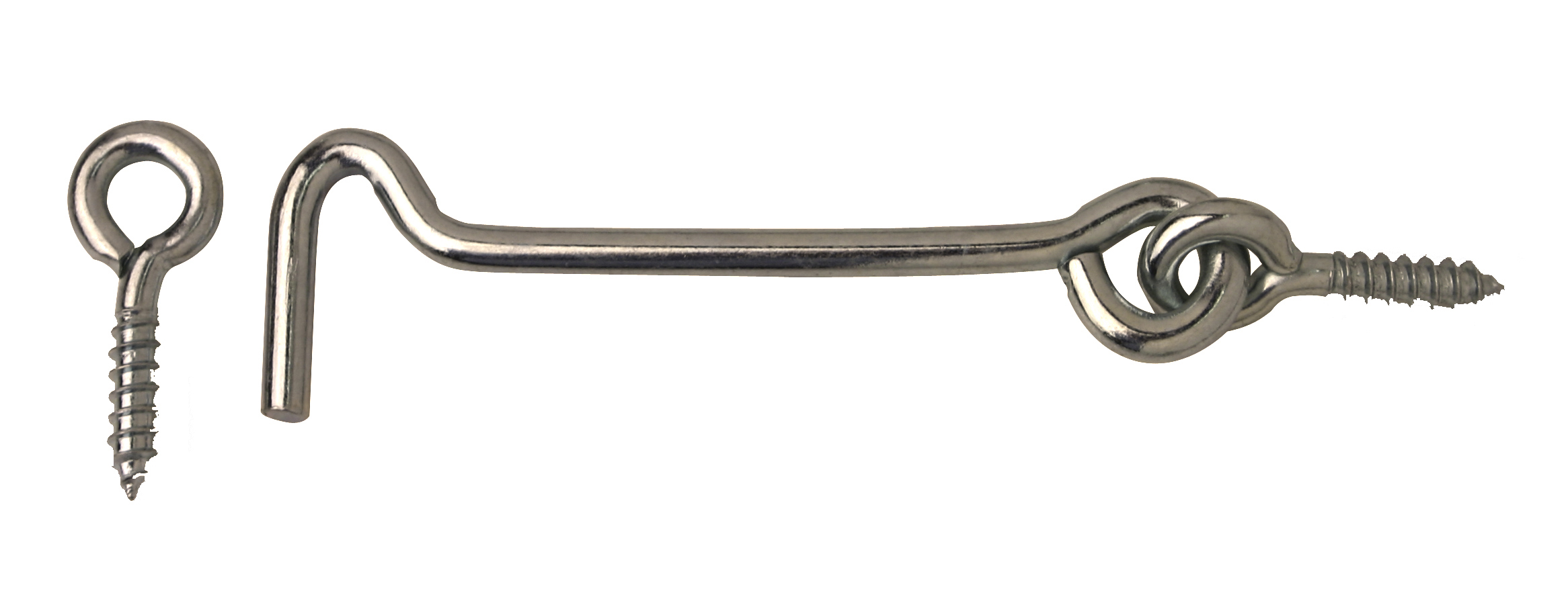 Hurðarkrókur 75 mm ryðfrí