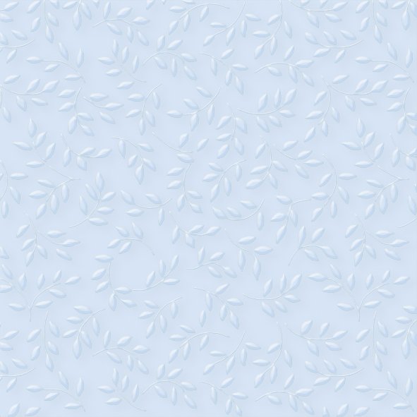 Servíettur 'Leaves' 33*33cm 16stk. ljósbláar