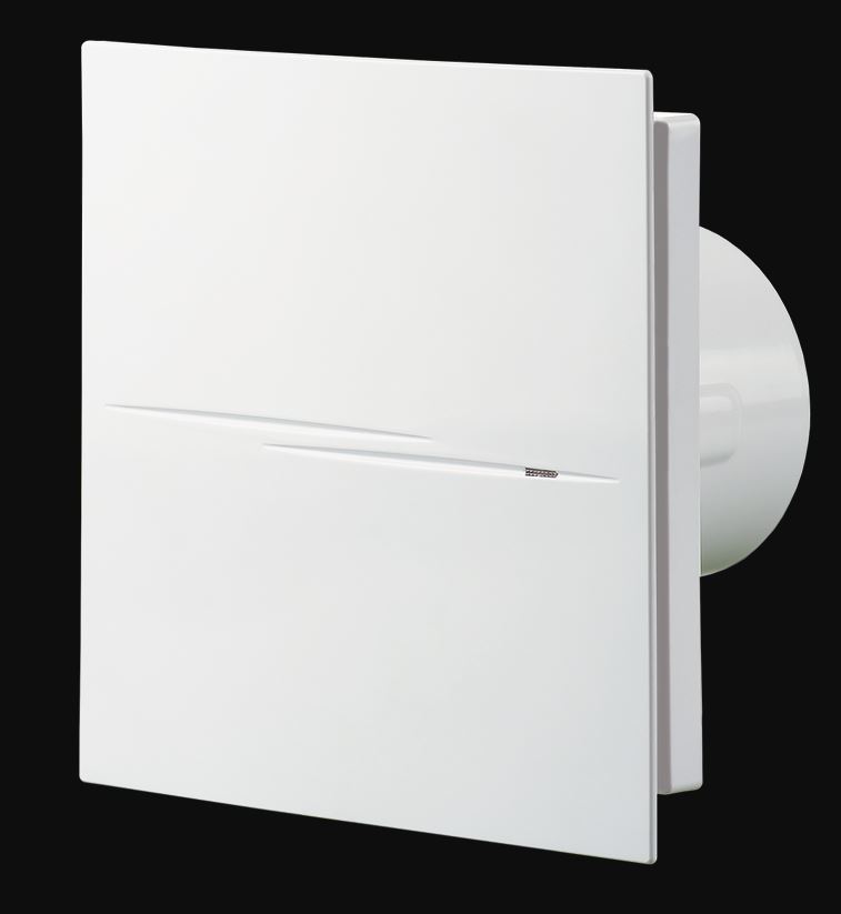 VIFTA SILEO DESIGN 100 H BLAUBERG 100mm IP45 LOFT/VEGG
