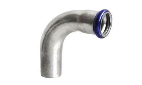 PRESS N/HNÉ RYÐFRÍTT 18x18MM 90°