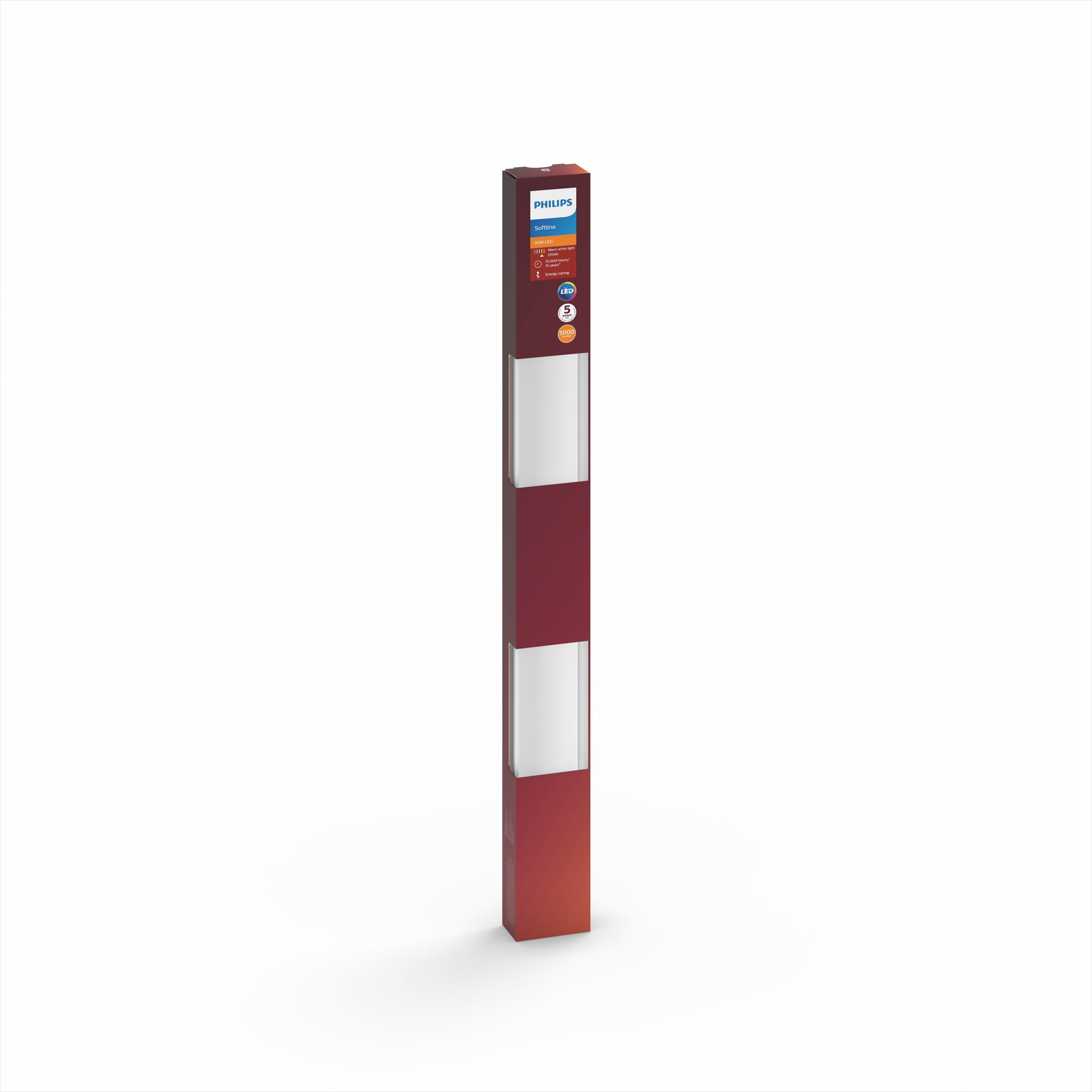 Softline loftljós 50W Warmwhite, innbyggt LED, ódimmanlegt