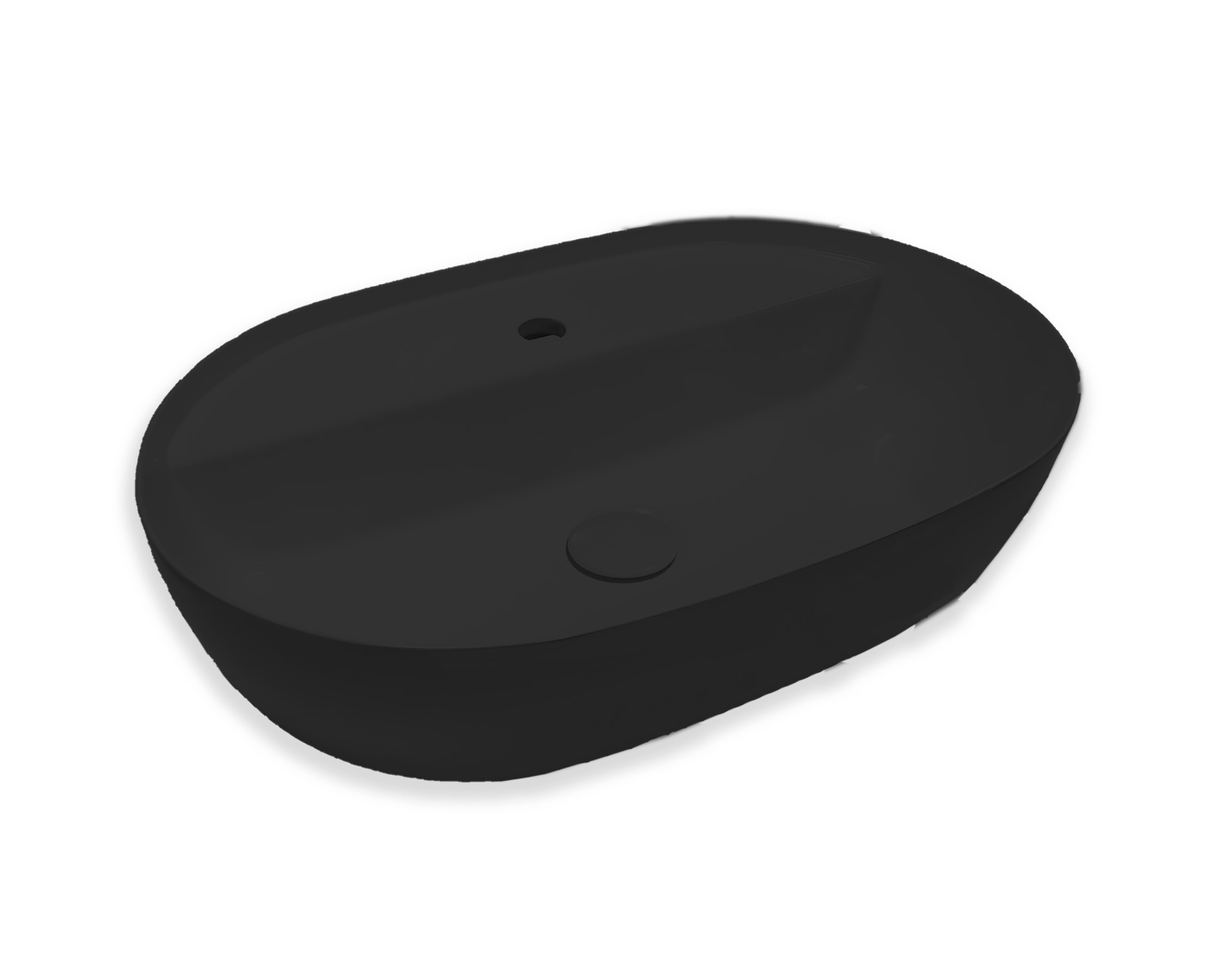 Borðhandlaug Hatria 57x38 svört