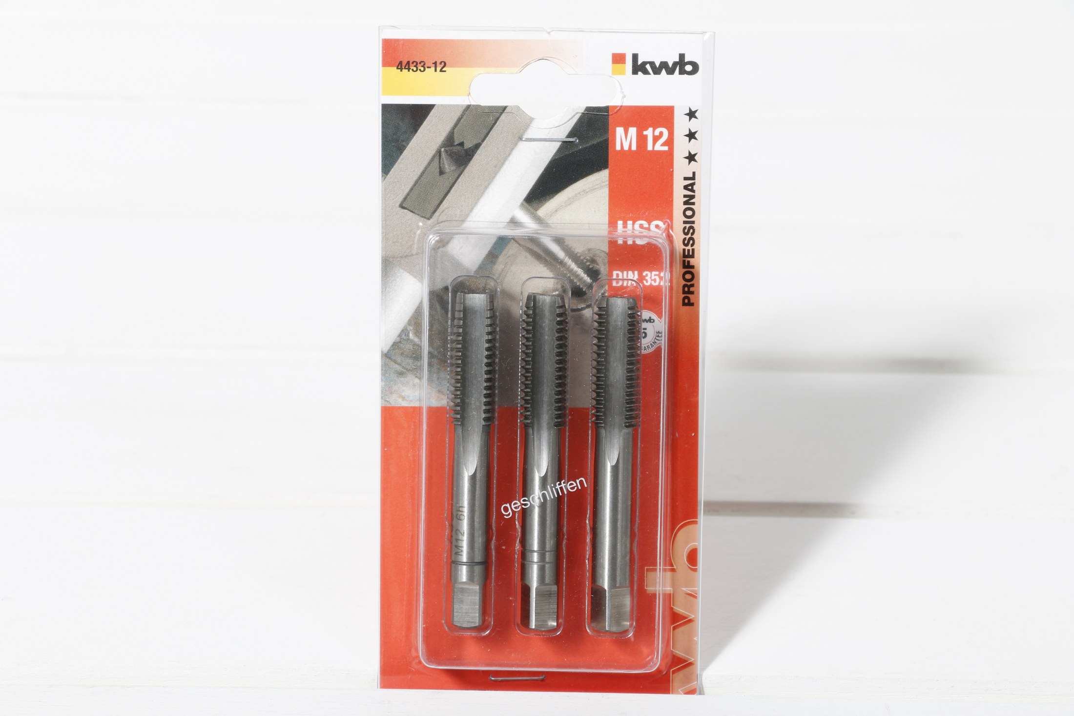 Snitttappi kwb 12 mm 3 stk.  4433-12