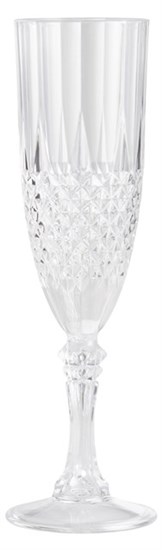 Freyðivínsglös, plast  25 cl 2 stk