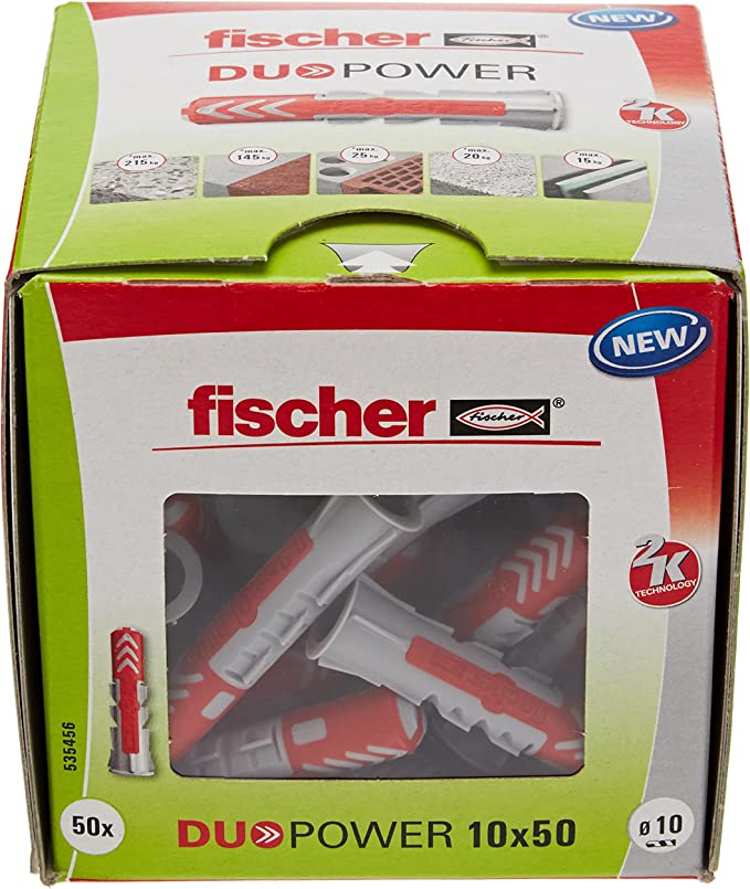 FISCHER MÚRTAPPI DuoPower 10X50 50STK 535456