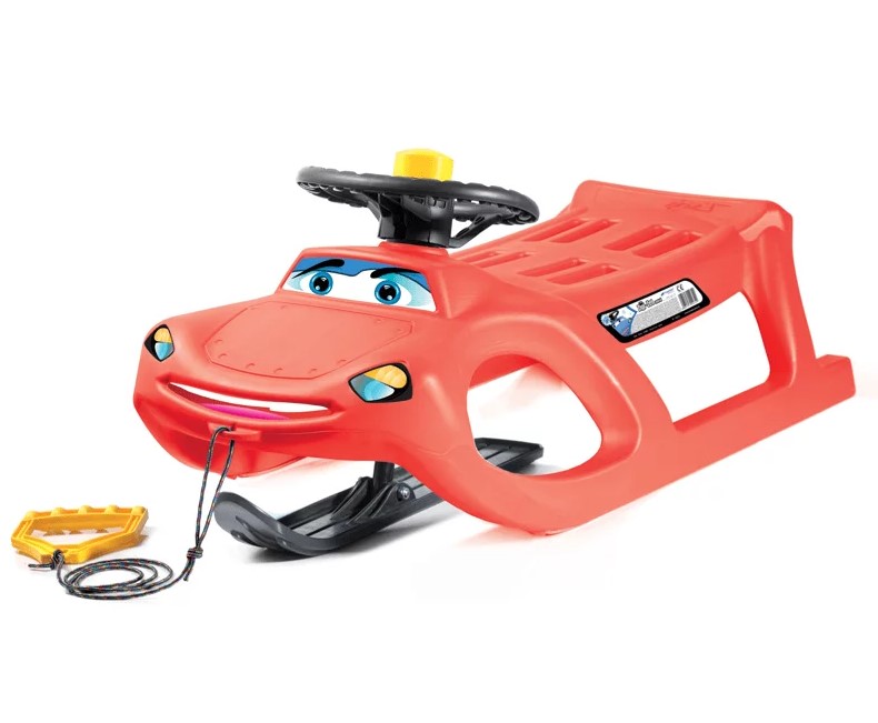 Snjósleði Zigi Zet m/stýri rauður
