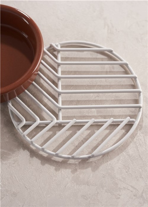 Grind undir heitt, stál hvít