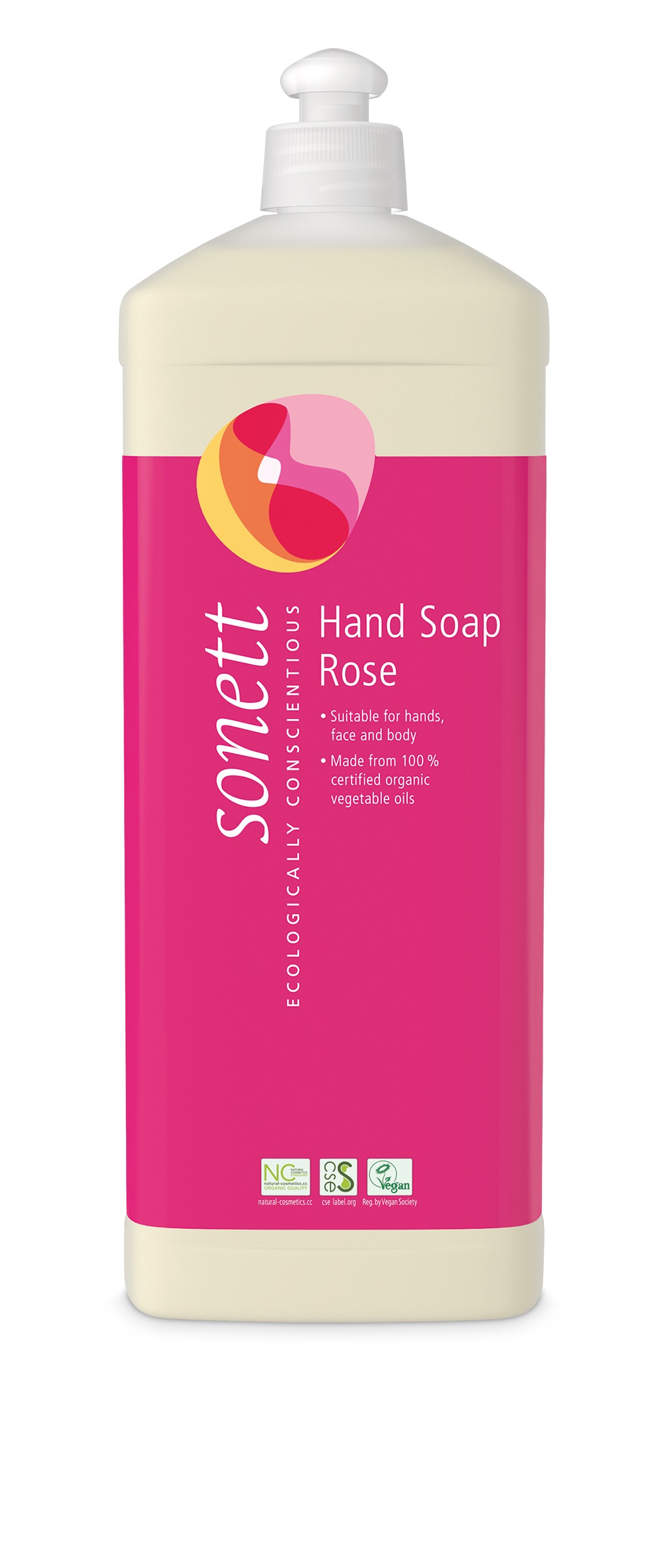 Sonett handsápa rós 1l.
