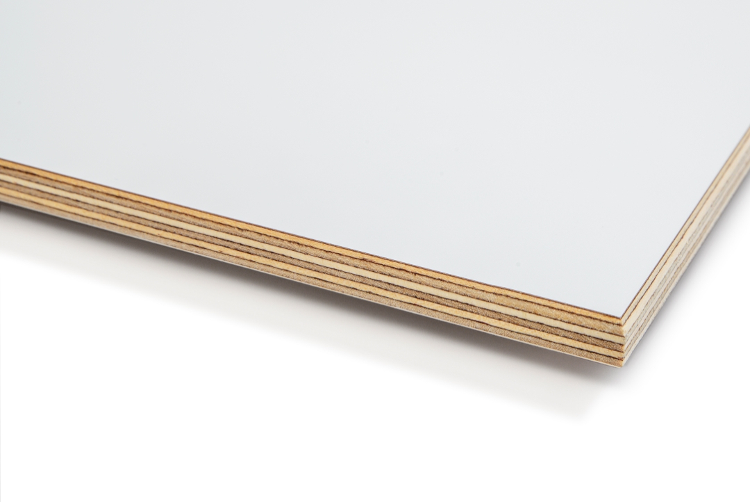 Krossviður Hvítur 122X275 cm, 12mm