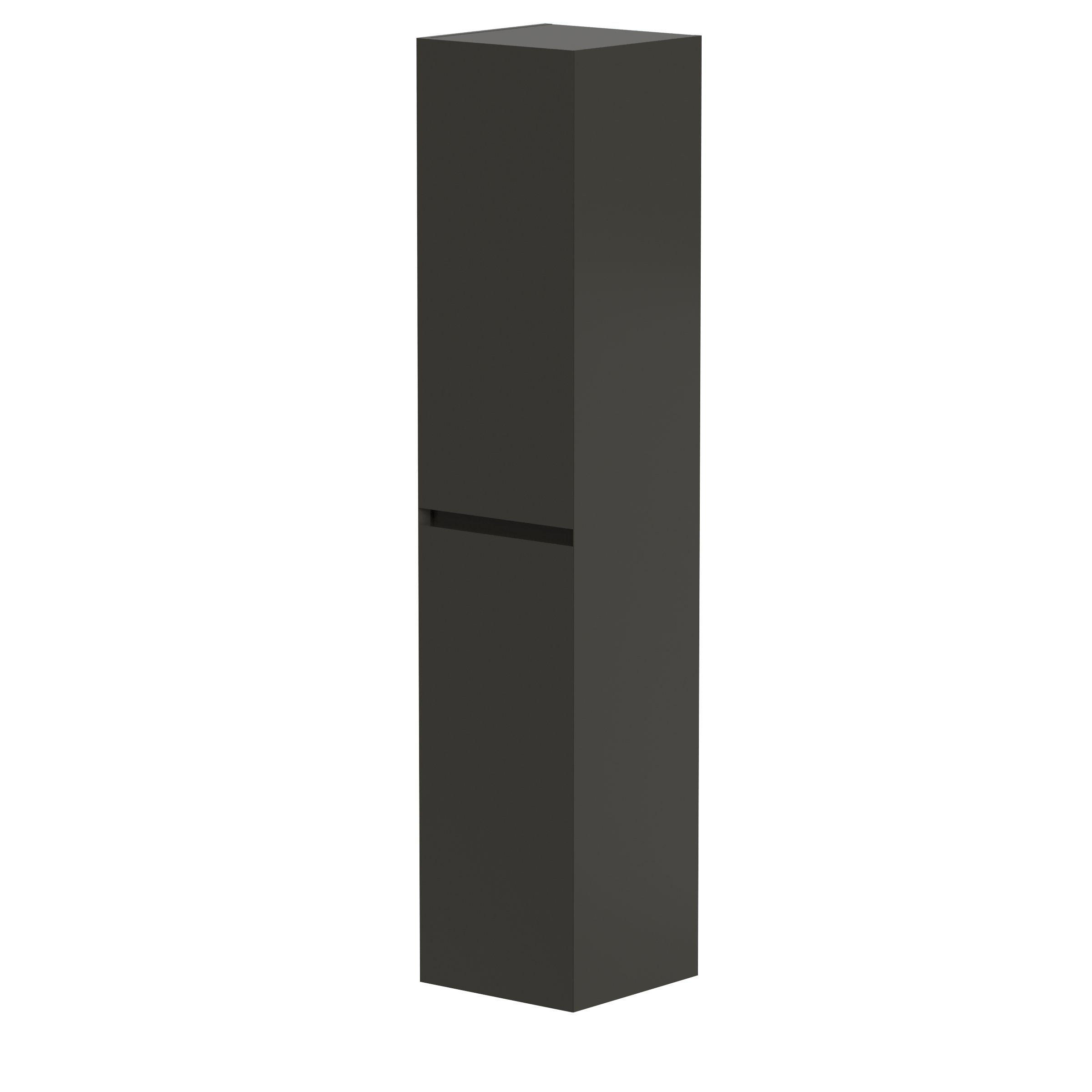 Hár skápur LOFT m/tveim hurðum steingrá 35cm