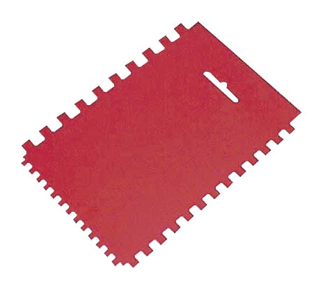 Límspaði plast rauður 4-6-8mm