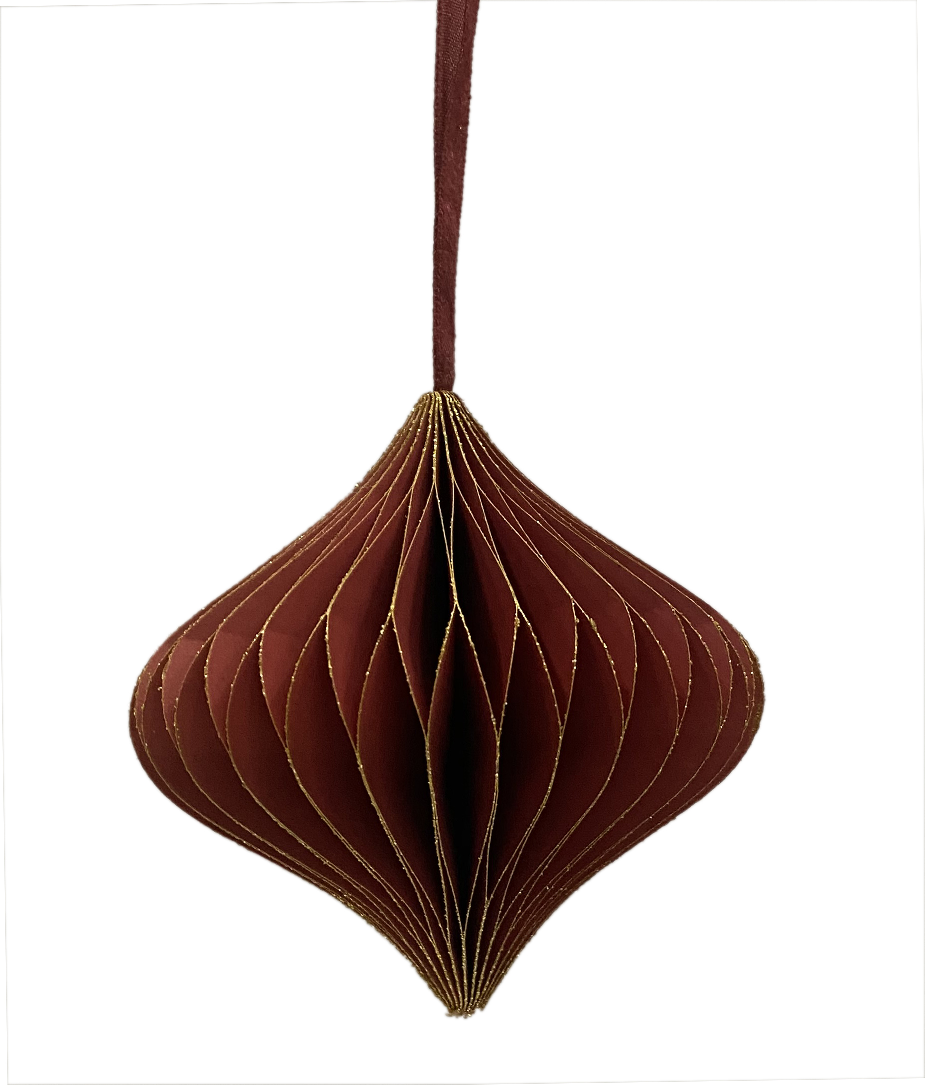 Pappakúla Onion 7cm dumbrauð