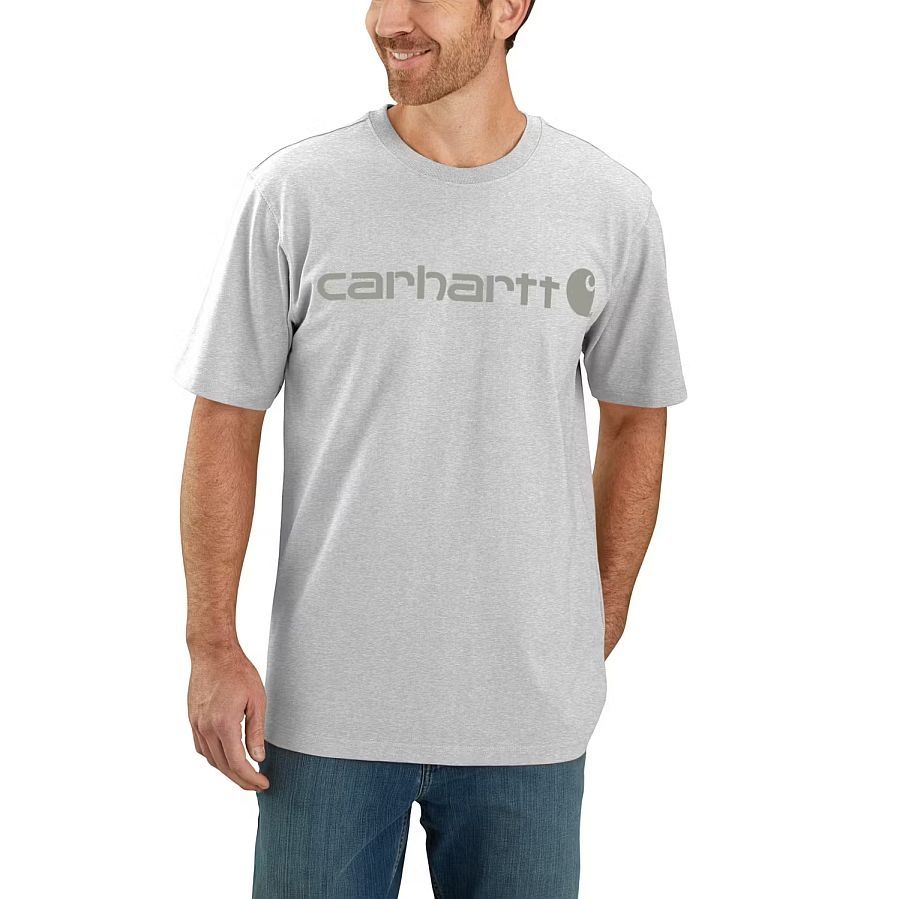 Carhartt Core T-bolur Heather grár M