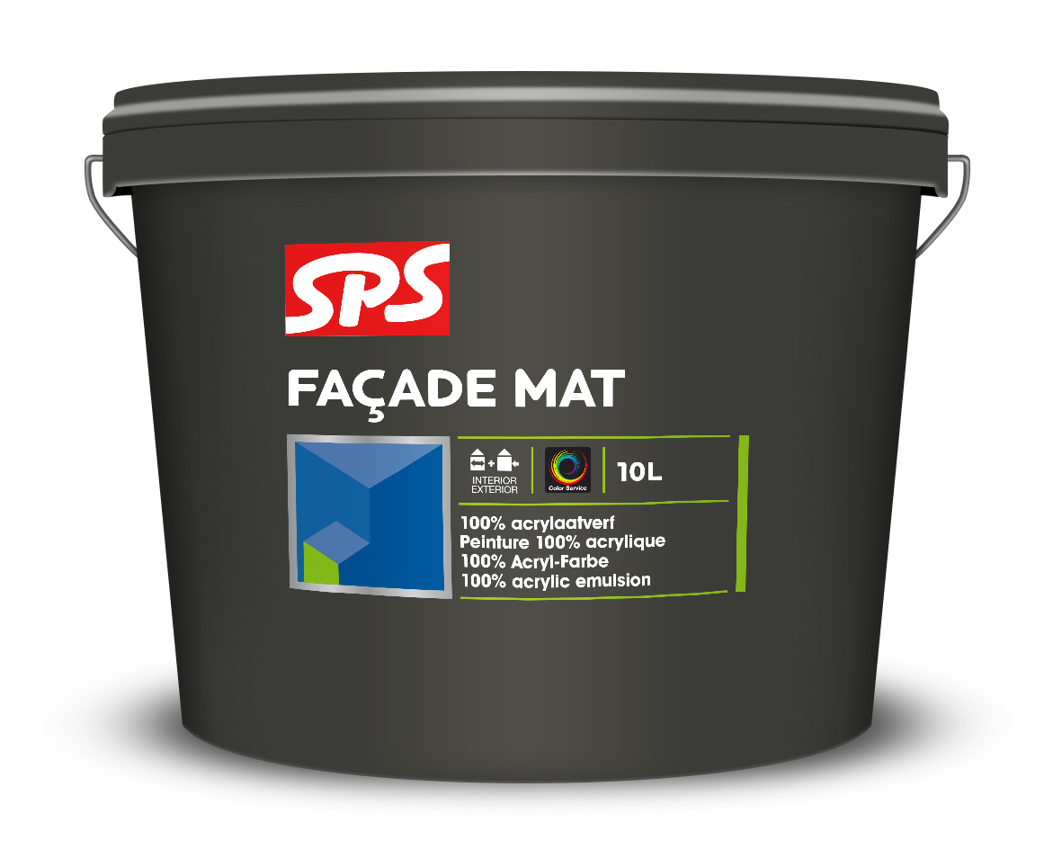 Útimálning SPS Facade 10L P hvítt/A